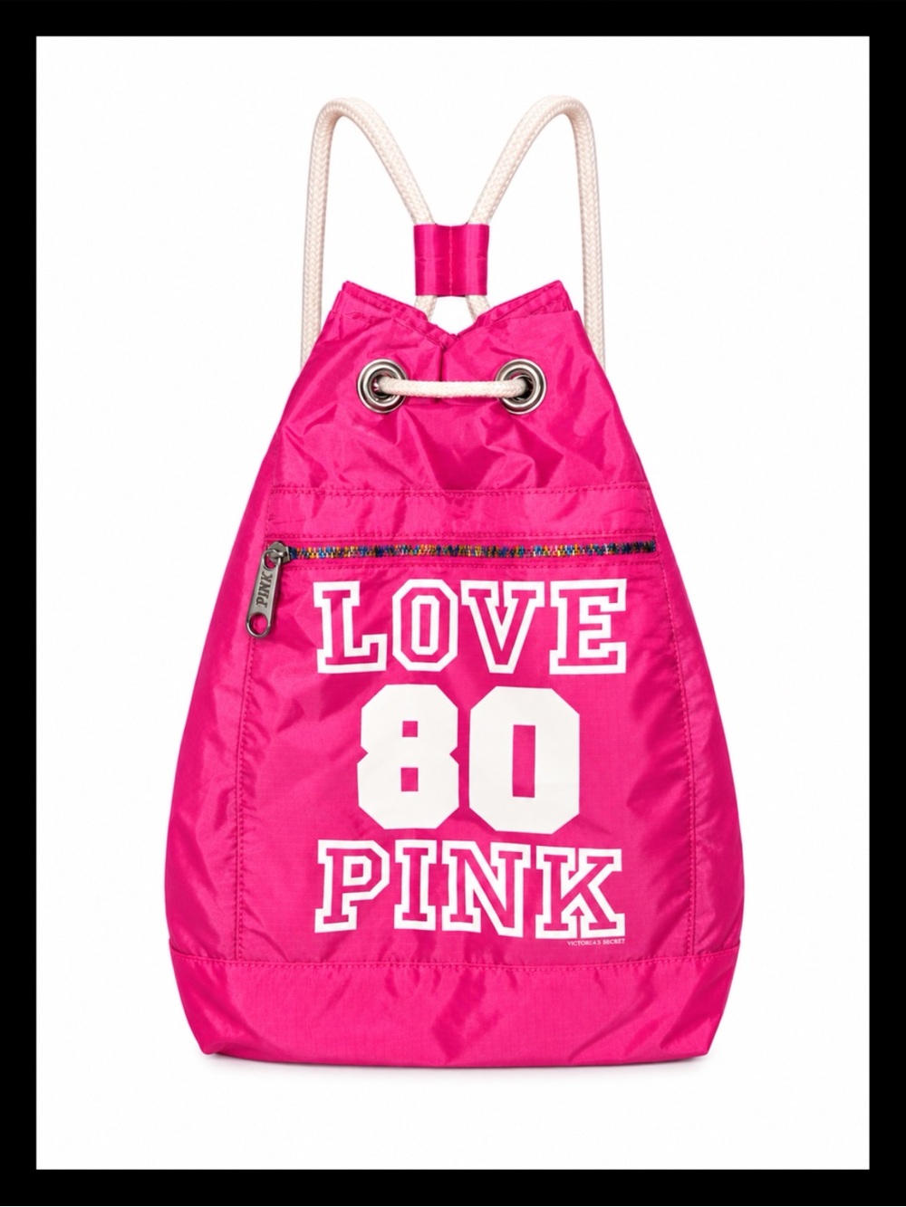 💕ⓅⒾⓃⓀ ⓋⓈ RARE/HTF/VINTAGE Drawstring Bag ✨EUC✨💕